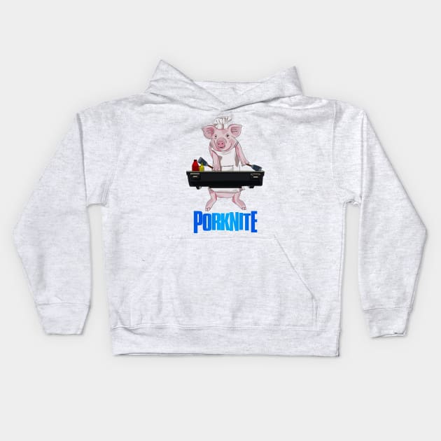 PorkNite Kids Hoodie by Fun Funky Designs